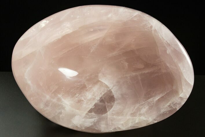 Polished Rose Quartz Bowl #304623